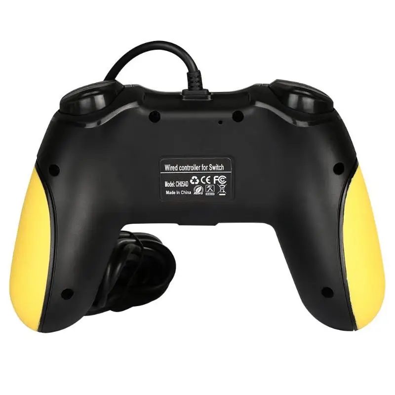 Fit for Nintend Switch Wired Gamepad Support Voice 6 Axis with 3.5mm Audio Jack Plug and Play without Driver Software Settings