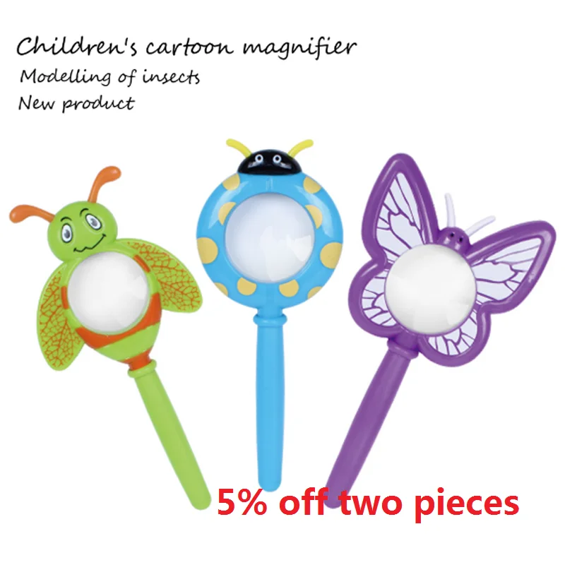 

1pc Kids Magnifier Baby Early Learning Physical Chemistry Science Experiment Educational Toy Magnifier Toys for Children New