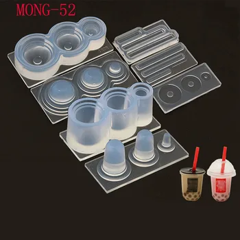 

2020 NEW Handmade Silicone Mould Miniature Cup With Food Drink Beverage Toy DIY hollow bottles Type epoxy resin molds