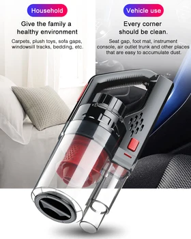 

6Kpa 150W Handheld Mini Car Vacuum Cleaner for Home Wireless Wet And Dry Dual-Use Auto Assessoires