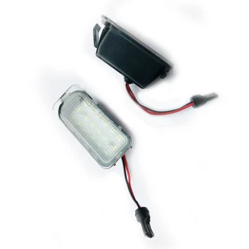 

Driving License plate light Accessories For Ford Fiesta Focus KUGA GALAXY C-MAX 2pcs LED 6500K
