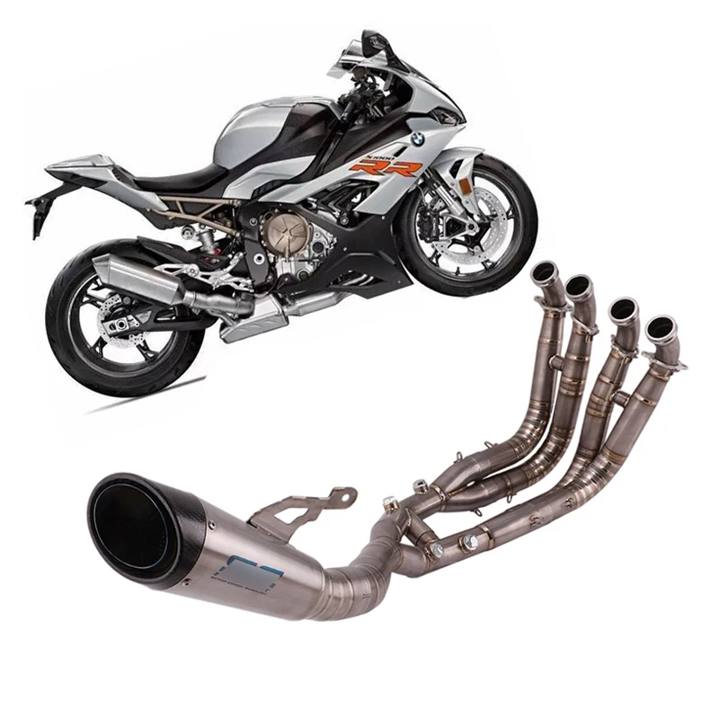 

Titanium Alloy Exhaust System for 2020 BMW S1000RR Motorcycle Header Mid Pipe Slip On Exhaust Pipe No DB Killer Delete Catalyst