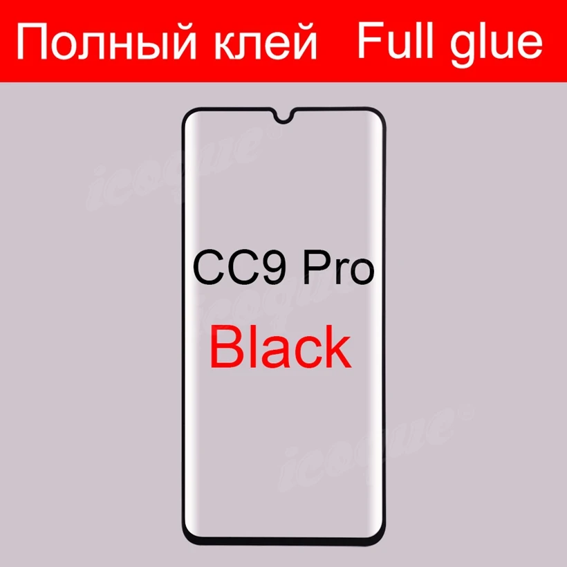 Полностью проклеенное закаленное стекло для Xiaomi Mi Note 10 Pro Защита экрана для Xiaomi Mi Note 10 Note10 huawei mate 30 20 P30 Pro стекло - Цвет: Mi CC9 Pro