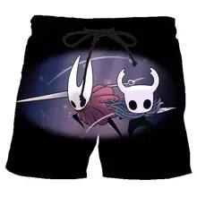 3D с рисунками героев мультфильма hollow knight Шорты летняя одежда в стиле «хип-хоп» тренд унисекс пляжные шорты в повседневном стиле панковские серьги мужские Шорты