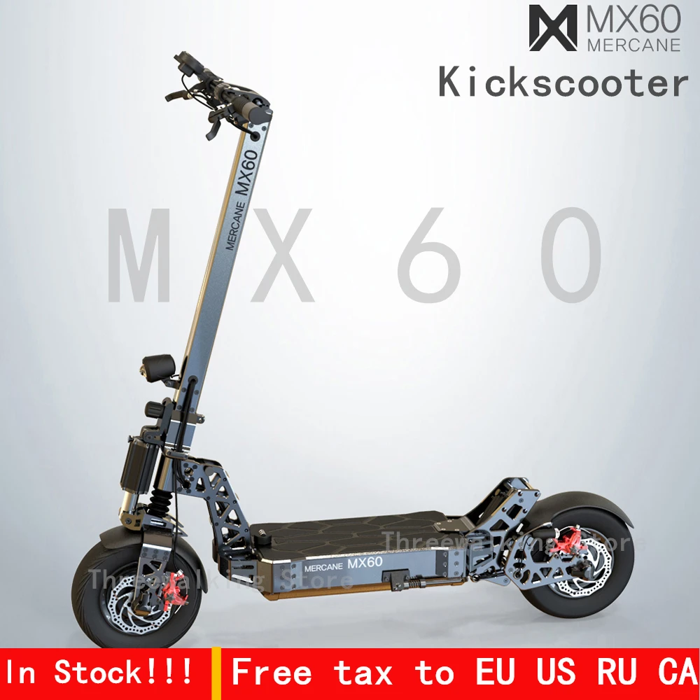 Новейший умный электрический скутер Mercane MX60 2400 Вт 60 км/ч 100 км складной самокат 11