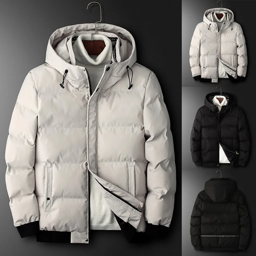 Chaqueta hombre jaqueta masculino, зимнее пальто, мужское осеннее толстое пальто, повседневная бейсбольная форма со стоячим воротником, куртка casaco