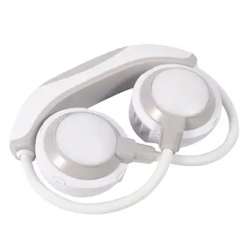 

Portable Personal Colorful LED Neckband Neck Hanging Dual Cooling Mini Fan USB Rechargeable 3Speed Adjustable Air Cooler