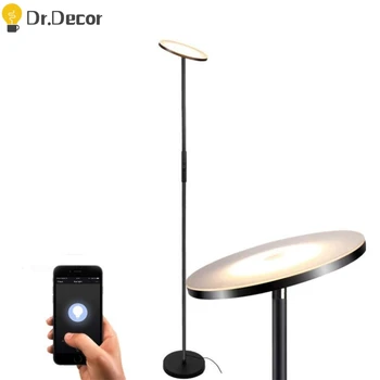 

Nordic Floor Lamp Modern Decor Adjustable Dimming Office Decorative Floor Light Lighting Upward Light Source Wood Floor Lights