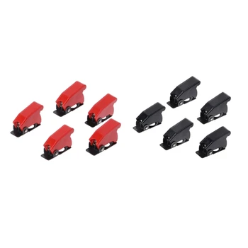 

5 Pcs Plastic 12mm Toggle Switch Safety Cover Protector Cap Guard WXTC