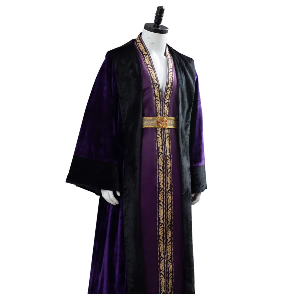 Albus Дамблдор Косплей Костюм для взрослых мужчин фиолетовая форма большой магический халат Хэллоуин карнавальные костюмы