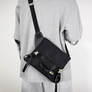 

HOT Japanese Tooling Bag Messenger Bag Men's Fashion Brand Hip-hop Ins Personality Boy Shoulder Bag NEW Function Men's Bag