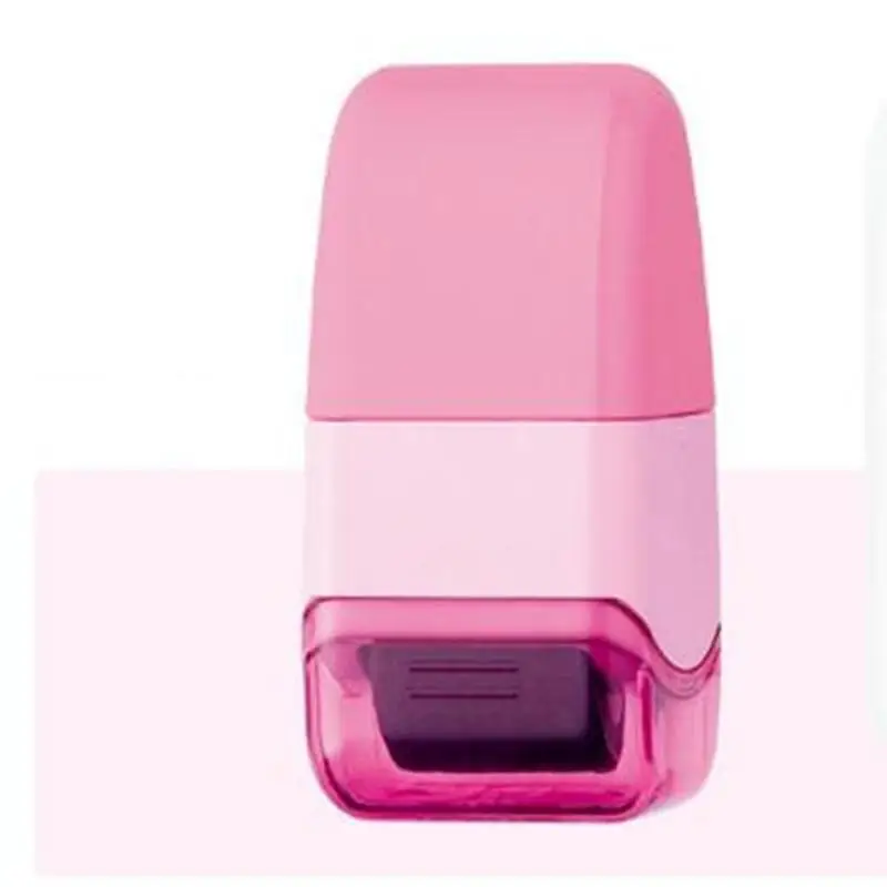 Light pink HobbyLane, Защитите ваш Id Ролик Штамп, мини-защита от кражи личных данных, безопасность, самостоятельные чернильные печати, грязный код безопасности для офиса - Цвет: Light pink