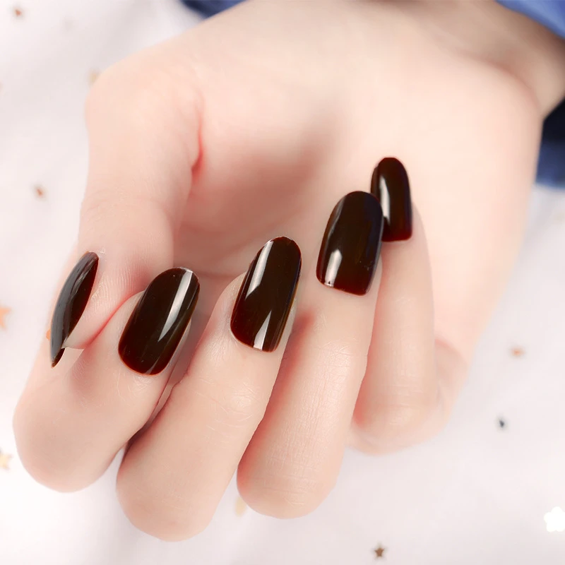 24 個偽の爪フルカバー爪ロングネイルのヒントラップスライダー取り外し可能な黒爪拡張ネイルアート False Nails Aliexpress 24 個偽の爪フルカバー爪ロングネイルのヒントラップスライダー取り外し可能な黒爪拡張ネイルアート False Nails Aliexpress