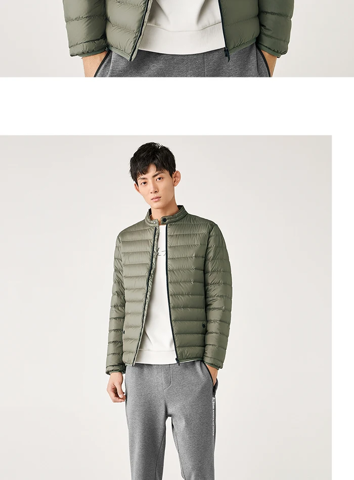 Светильник Semir, мужской пуховик, короткий параграф,, простой, Молодежный, воротник, теплый, зимний светильник, куртка, тренд