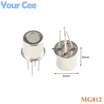 

2pcs MG812 Gas Sensor Module CO2 Carbon Dioxide Sensor 0-10000ppm Ultra Low Power Consumption for Detection Gas Air Quality