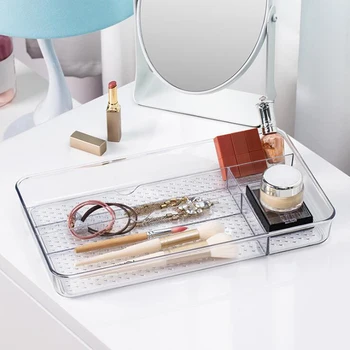 

Multifunctional Makeup Storage Box Desktop Skin Care Products Finishing Rack Jewelry Box Cosmetics Box Home Goods Storage Box