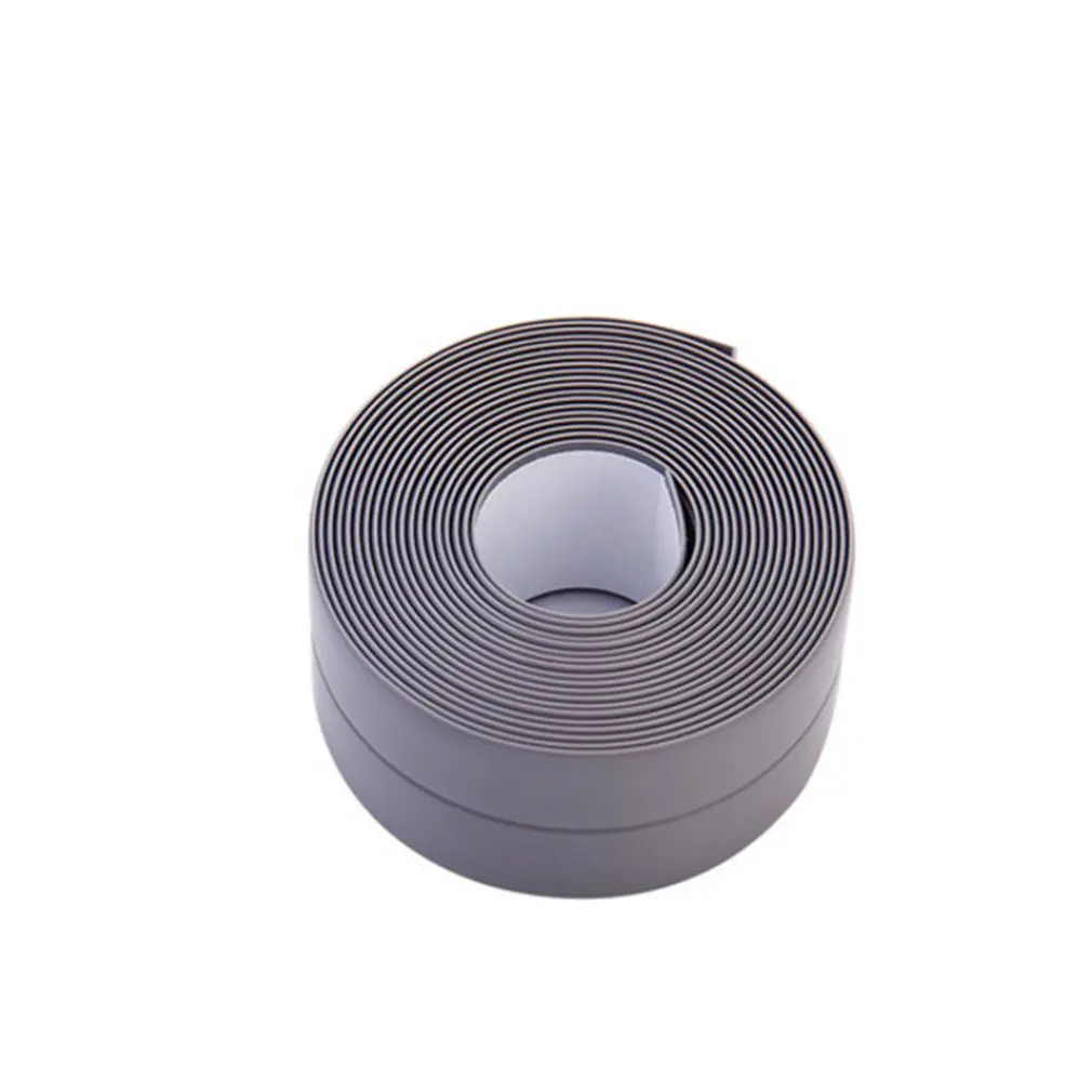 

PVC Waterproof Mildew Proof Adhesive Tape Kitchen Sink Joint Crevice Sticker Corner Line Sticking Strip