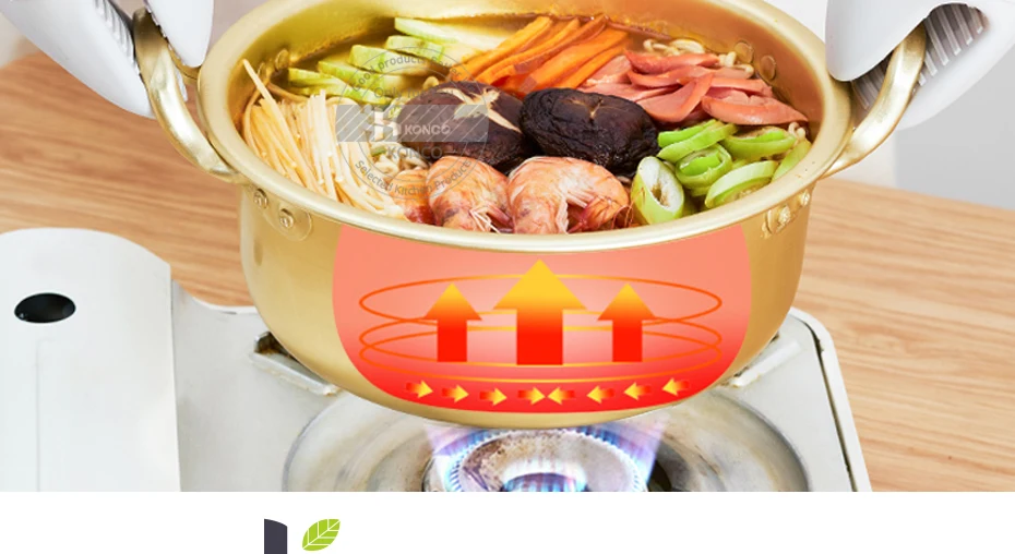 Konco корейский стиль набор мыла горшки мгновенный лапша Горшочек для каши кухонная утварь горячая электронная кастрюля кухонная посуда индукционный горшок