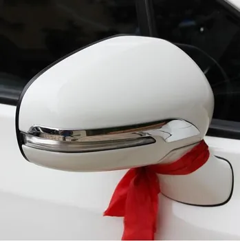 

Car styling ABS car eyebrow back rear view rearview side mirror cover stick trim frame lamp for Suzuki S-cross SX4 2017 2018