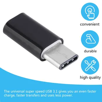 

USB 3.1 Type C Male to Micro USB Female Data Adapter Connector Sync Transferring For for Apple Macbook Tablet Mobile Phone NEW