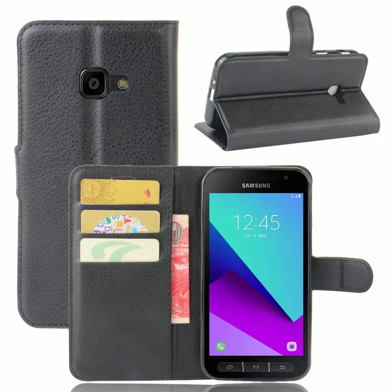 Роскошный Флип кожаный чехол для samsung Galaxy Xcover 4S G398F G398 Xcover 4 G390F G390 чехол для телефона с подставкой