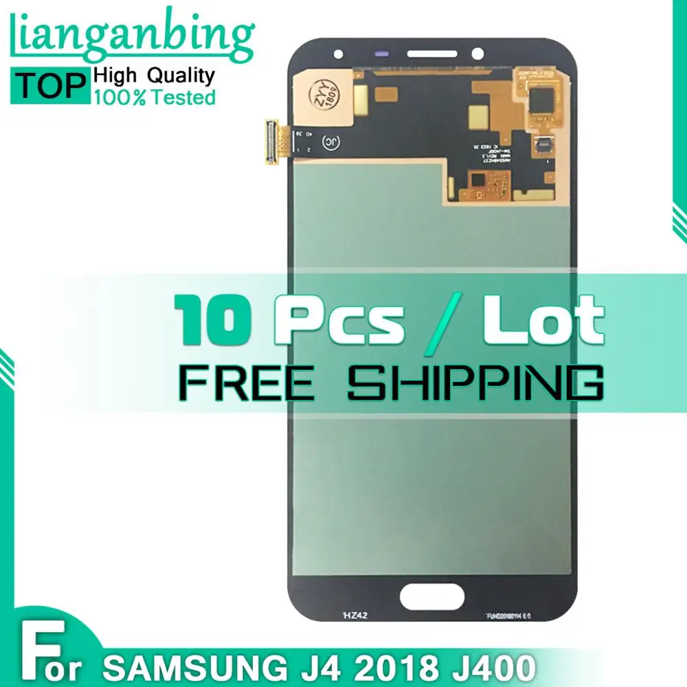 10 шт./лот ЖК-дисплей для SAMSUNG GALAXY J4 J400 J400F SM-J400F / DS AMOLED с сенсорным экраном