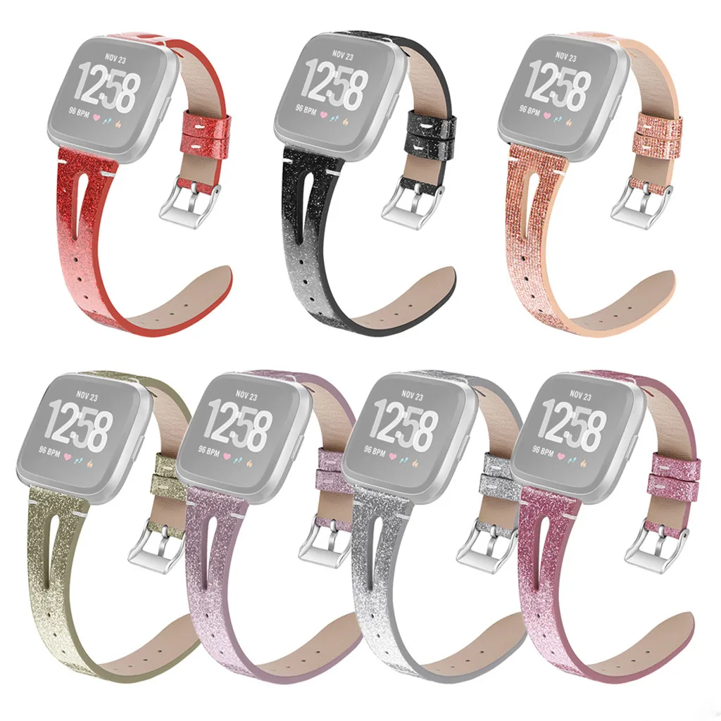 Ouhaobin сменный ремешок для Fitbit Versa, кожаный браслет, ремешок для Fitbit Versa, ремешок 809#2