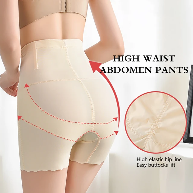 Women Abdomen Pants High Waist Panties Ice Silk Long Underwear Postpartum  Body Shaping Pants Female Briefs Breathable Lingerie - Shapers - AliExpress