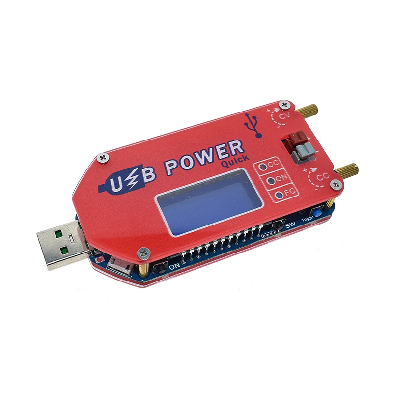 EQV DP3A цифровой дисплей USB регулируемый силовой модуль DC 1-30 в 15 Вт QC 2,0 3,0 FCP quick charge лабораторный блок питания регулятора