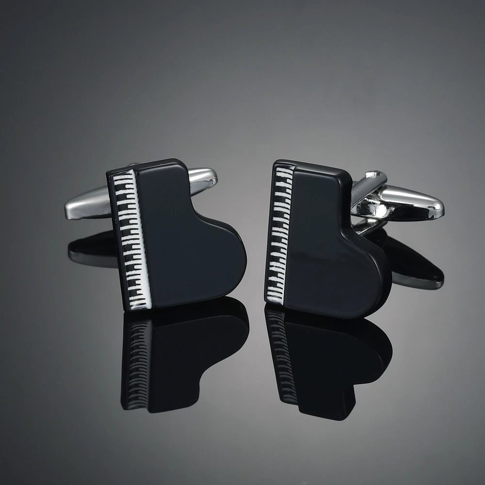 8 Novelty Luxury Quality Copper Carbon Fibe/ Red Wood/Crystal Cufflinks Design for mens French suit accessories Jewellery gemelos - Окраска металла: 8