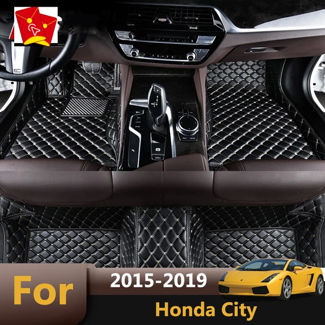 Tapis de sol de voiture pour Honda City, peintures de style, tapis