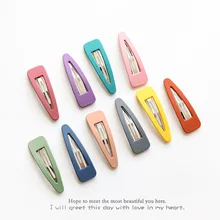 Аксессуары для волос для девочек, Южная Корея, заколки с сердечками, милые универсальные, тусклые, полированные, BB, зажим для волос, зажим для волос для детей