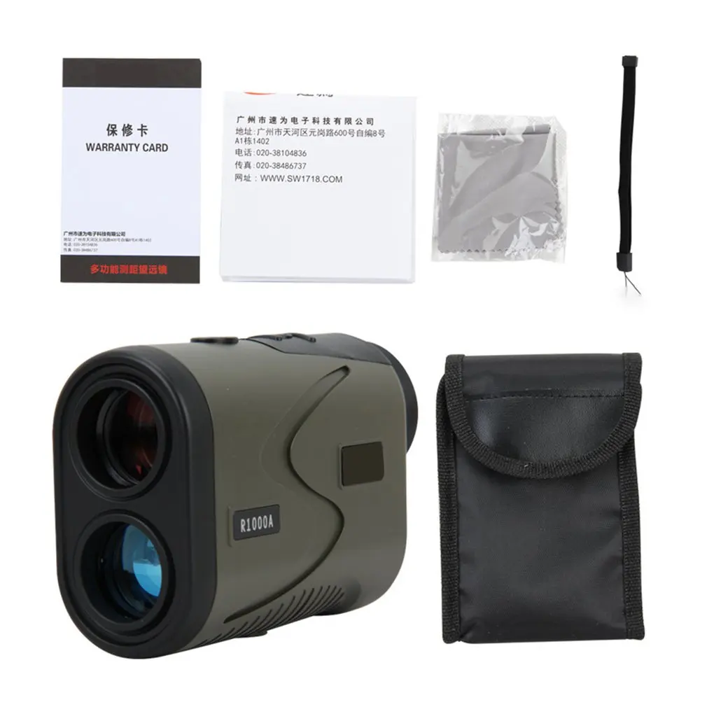 Telescope Laser Rangefinder 600m/1000m/1500m Distance Meters Measure Device Range Finder 6X Monocular for Golf hunting | Инструменты