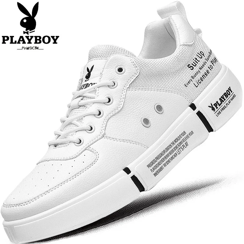 

PLAYBOY MEN'S SHOES Spring Casual Board Shoes Korean-style Men Enlightenment Shoes Breathable Wear Sports Shoe Men's Trendy Shoe