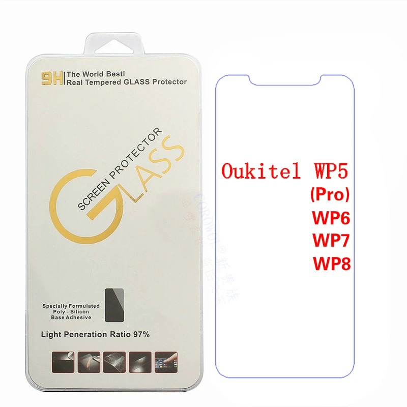 Закаленное стекло для Oukitel WP5 WP8 Pro WP6 WP7 WP 7 Оригинальная защитная пленка 2.5D экрана