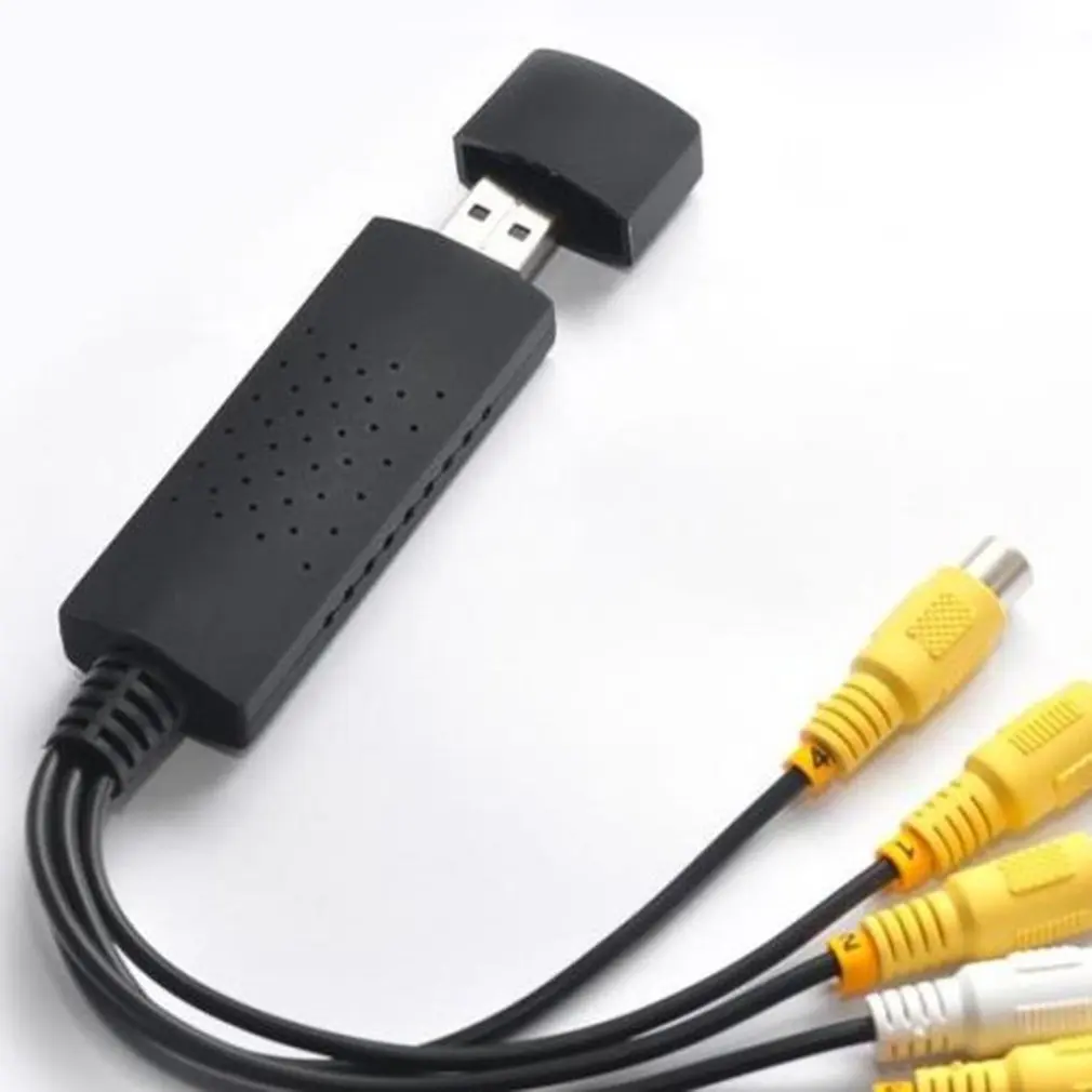 4 канала USB видеокассеты к DVD конвертер видео захвата адаптер для записи многоформатного видео для отображения на ПК