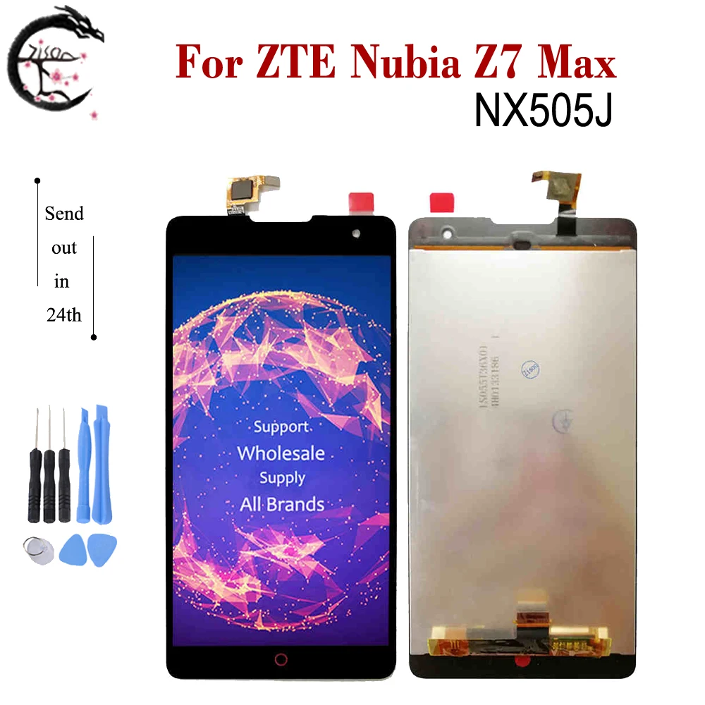 ЖК-дисплей 5 дюйма для ZTE Nubia Z7 Max NX505J сенсорный экран с дигитайзером в сборе замена