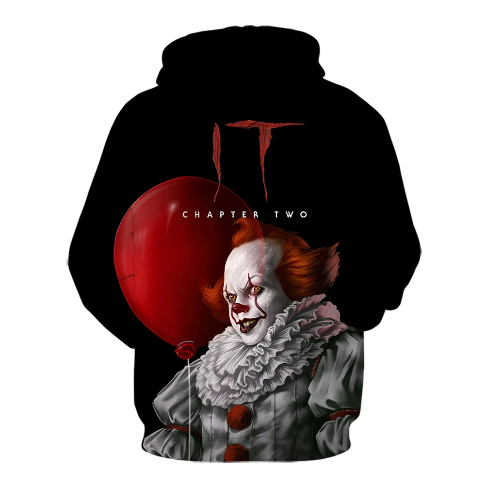 Толстовка с капюшоном и 3D-принтом для мужчин и женщин; пуловер с изображением клоуна и ужаса Фредди Джейсона убийцы; толстовки с капюшоном; жакет Джокера