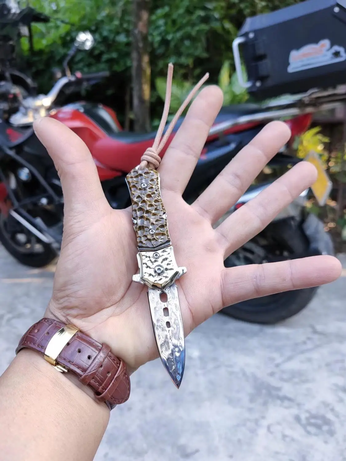 Мини модель 1 складной нож из дамасской стали боевой карманный Открытый Кемпинг