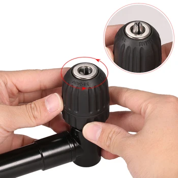 

Hot 0.8-10mm Right Angle Bend Extension 90 Degree Professional Cordless Drill Attachment Adapter