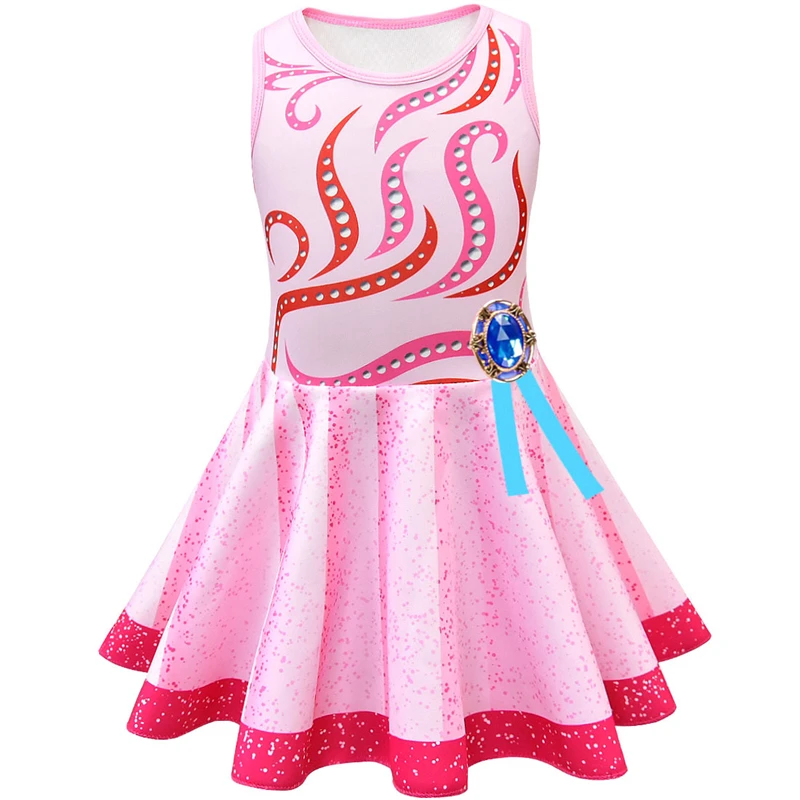 Fancy Nancy Cosplay Costume Dress Children Toddler Birthday Dresses Kids Party Halloween Cosplay Costume