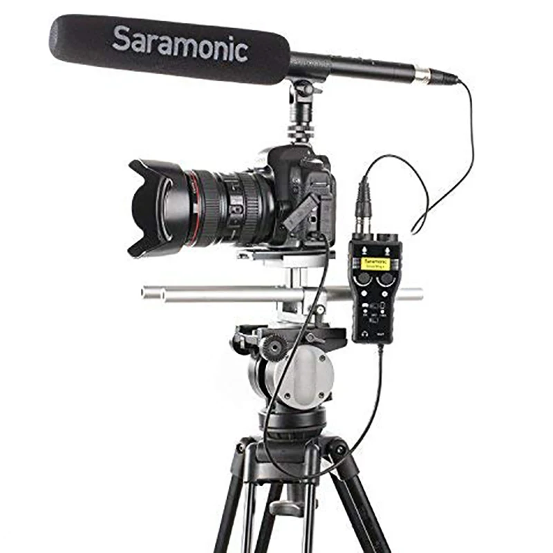 Saramonic Smartrig+ Xlr/3,5 мм mi crophone аудио mi xer предусилитель и гитарный интерфейс для Dslr камеры Ios phone 7 7S 6 pad pod mi
