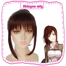 Ebingoo атака на Титанов Саша Блузка Короткие прямые Auburn Косплей парики для женщин коготь клип конский хвост синтетические волосы+ парик колпачок