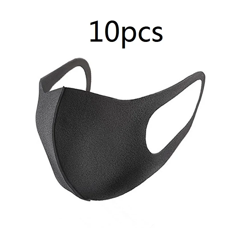 

Sponge Face Mask Black Breathable Mouth Mask Reusable Anti Pollution Face Shield Wind Proof Mouth Cover Unisex Sponge Face Mask