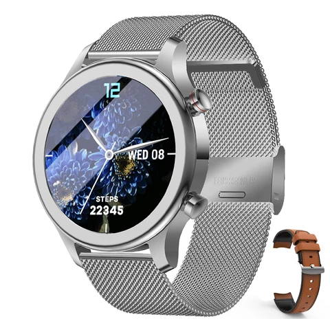 New Smart Watch Bluetooth 5.0 Call Men Women Voice Control Full Touch Screen Sports Fitness Waterproof Smartwatch Man +Box