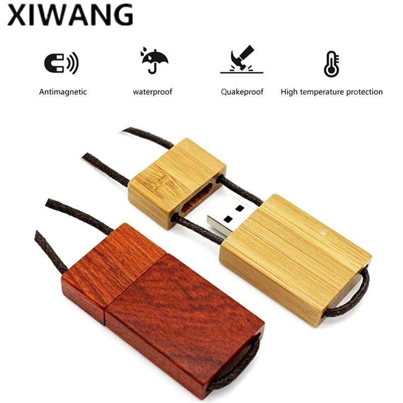 Портативный деревянный бокс usb memory stick 32G pen drive 16G 4G 8G USB flash drive 64 Гб usb-носитель stick 128gb креативный Бесплатный Пользовательский логотип