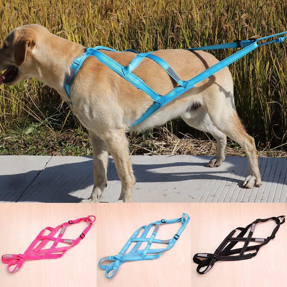 Собачья упряжка Вес проводки Pet Mushing шлейки для больших рабочих обучения собак