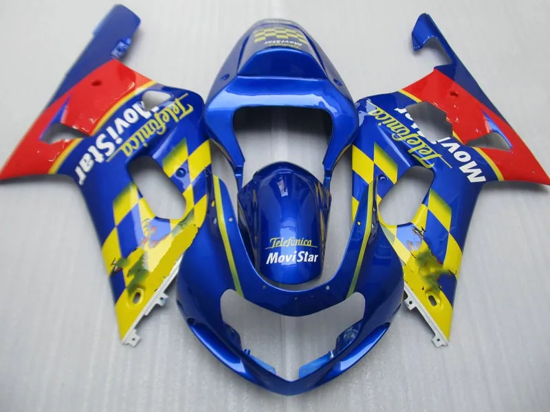 Комплект обтекателей под давлением для кузова GSXR600 750 K4 04 05 GSXR 600 GSXR750 2004 2005 Красный
