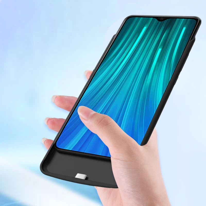 Высококачественный чехол для внешнего аккумулятора 6800 мАч Xiaomi Redmi Note 8Pro запасной