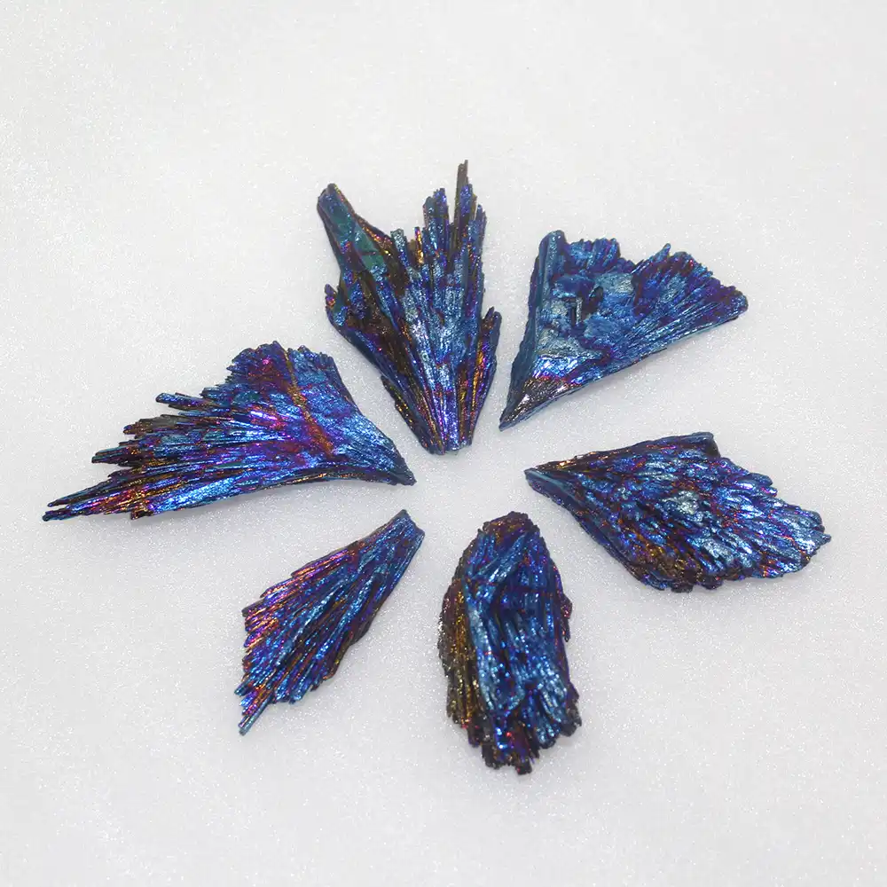 1PCS Natural Quartz Crystal Rainbow Titanium Cluster Mineral Specimen Healing